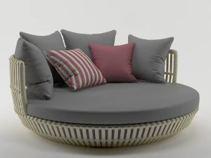 round daybed wa1038 3D Model