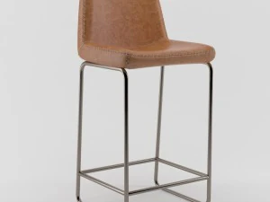 Barhocker aus Leder 3D Modell