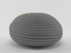 ndebele chair and ottoman 3Dモデル