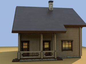 cottage Model 3D