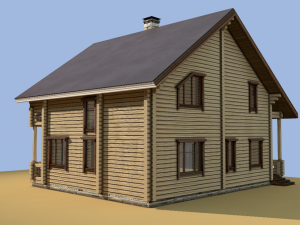 cottage Model 3D
