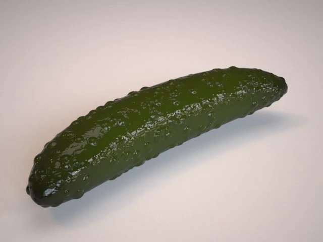 pickles cucumber 3D Model .c4d .max .obj .3ds .fbx .stl .blend 