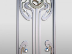 decorative secession fencesrailing Modèle 3D