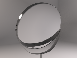 small stand mirror 3D मॉडल