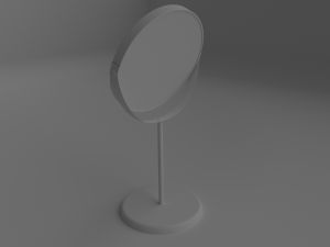 small stand mirror 3D मॉडल