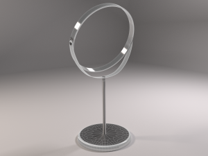 small stand mirror 3D मॉडल