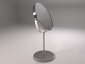 small stand mirror 3D मॉडल