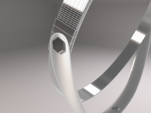 small stand mirror 3D मॉडल