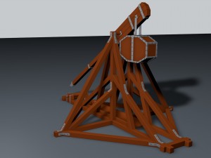 Trebuchet Modello 3D