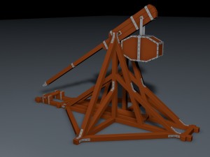 Trebuchet Modello 3D
