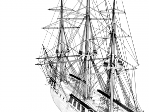 Ship uss constitution Modelo 3D