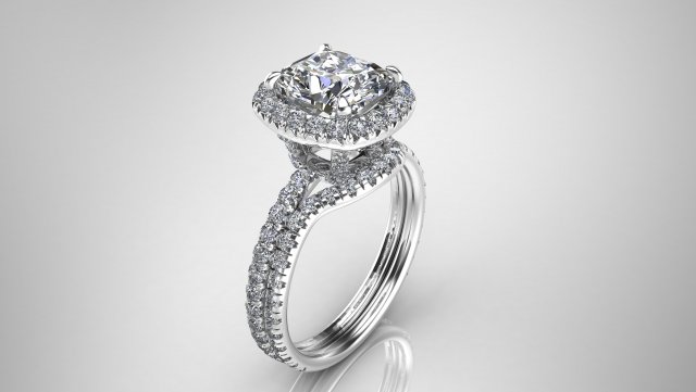 ring model - 001 3D Print Model .c4d .max .obj .3ds .fbx .stl .blend 