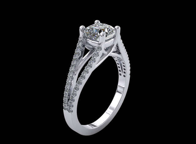 ring model - 008 Modello di stampa 3D .c4d .max .obj .3ds .fbx .stl .blend 
