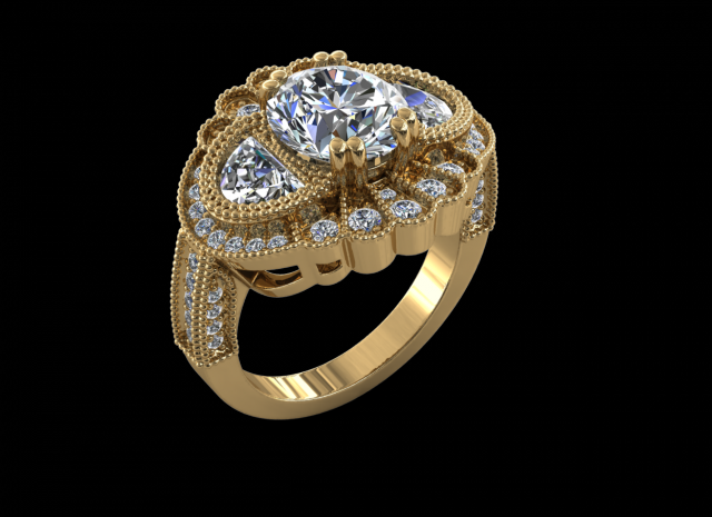 ring model - 018 3D-printmodel .c4d .max .obj .3ds .fbx .stl .blend 