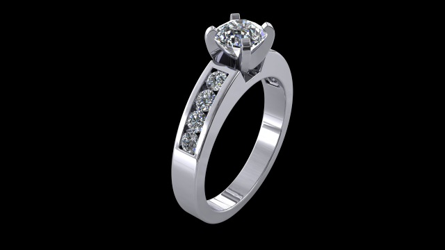 ring model - 019 3D Print Model .c4d .max .obj .3ds .fbx .stl .blend 