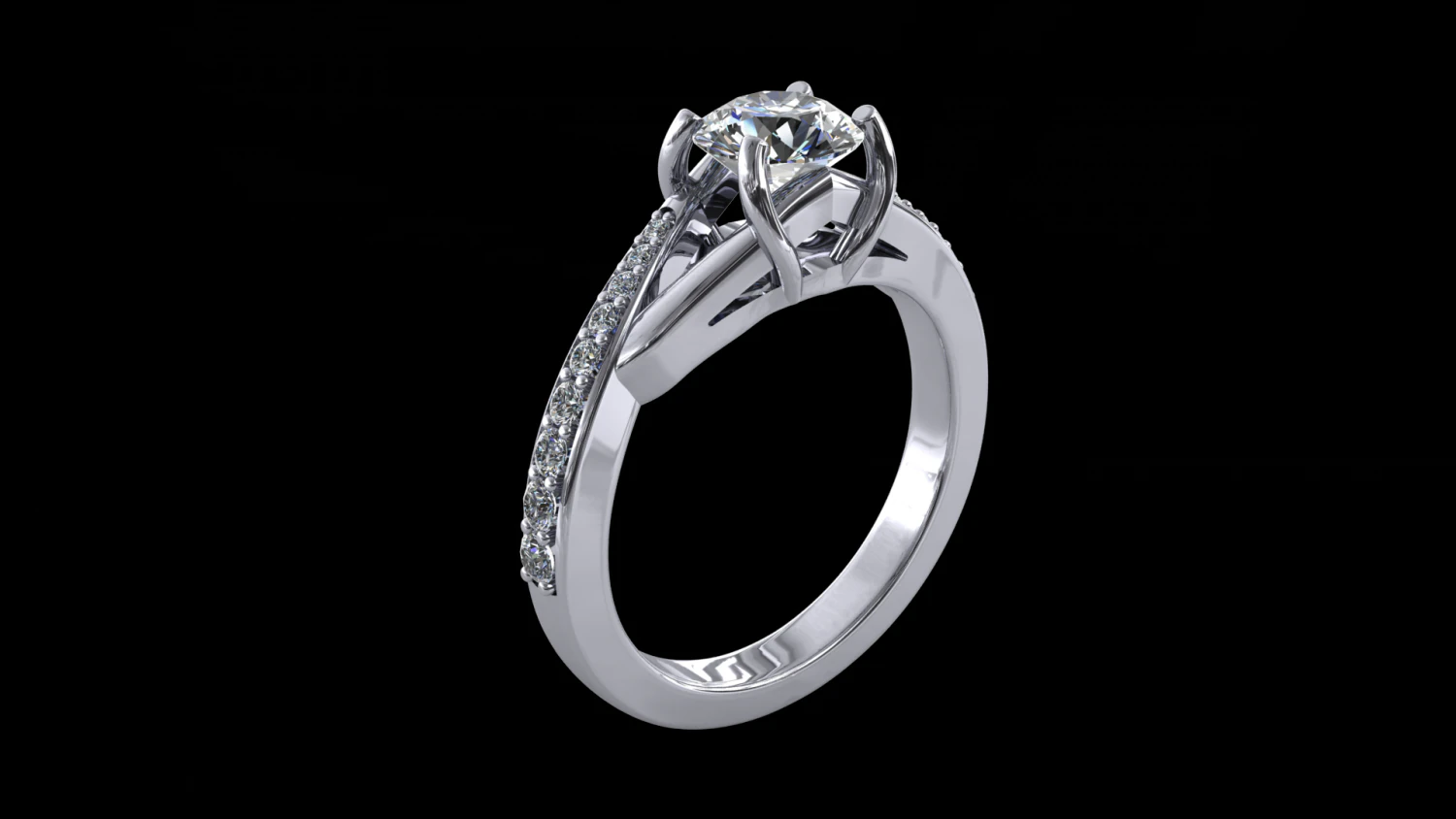 ring model - 022 3D Print Model .c4d .max .obj .3ds .fbx .stl .blend 