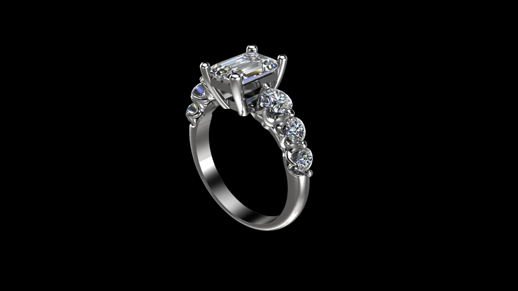 ring model - 029 3D Print Model .c4d .max .obj .3ds .fbx .stl .blend 