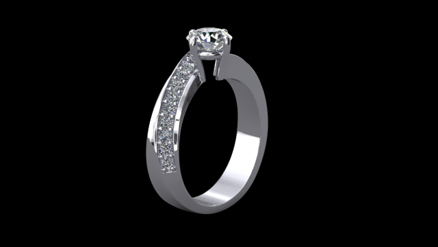 ring model - 032 Modelo de Impressão 3D .c4d .max .obj .3ds .fbx .stl .blend 