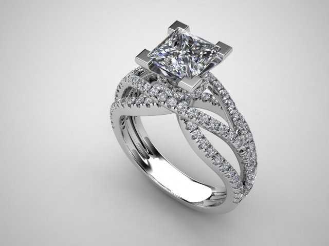 ring model - 040 3D Print Model .c4d .max .obj .3ds .fbx .stl .blend 