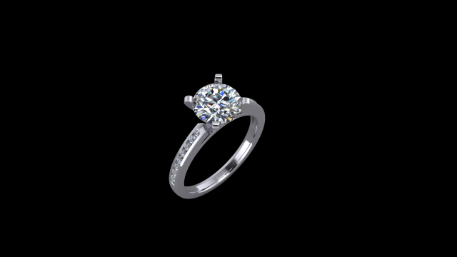 ring model - 043 Modelo de Impressão 3D .c4d .max .obj .3ds .fbx .stl .blend 