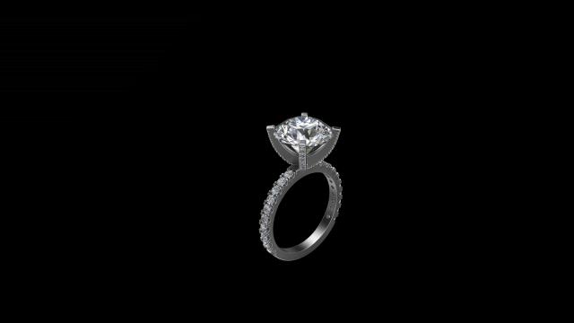 ring model - 046 3D Baskı Modeli .c4d .max .obj .3ds .fbx .stl .blend 