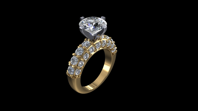 ring model - 048 3D 프린트 모델 .c4d .max .obj .3ds .fbx .stl .blend 