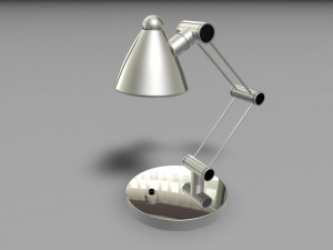 Table lamp Steel Modello 3D