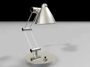 Table lamp Steel Modello 3D