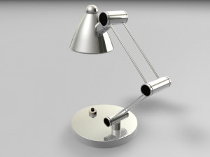 Table lamp Steel Modello 3D
