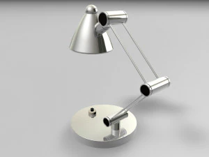 Table lamp Steel 3D Model