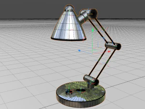 Table lamp Steel 3D Model