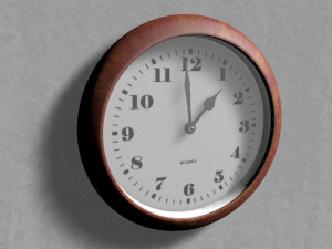 Wall Clock 3D-Modell