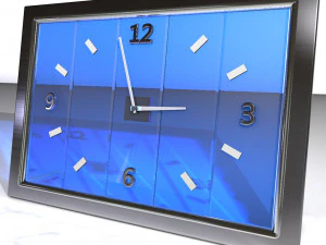 Relojes de oficina modernos Modelo 3D