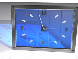 Modern office watches Model 3D