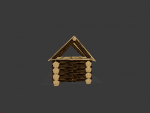 wooden house 3D Model
