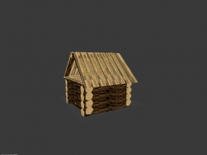 wooden house 3D Model