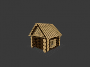 wooden house 3D Model