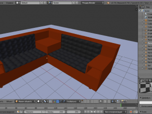 office sofa Model 3D