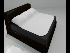 double bed 3D Model
