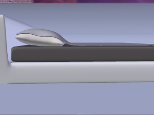 double bed Modello 3D