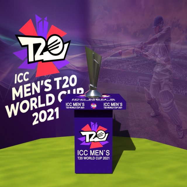 t20 world cup trophy 3D Modell .c4d .max .obj .3ds .fbx .stl .blend