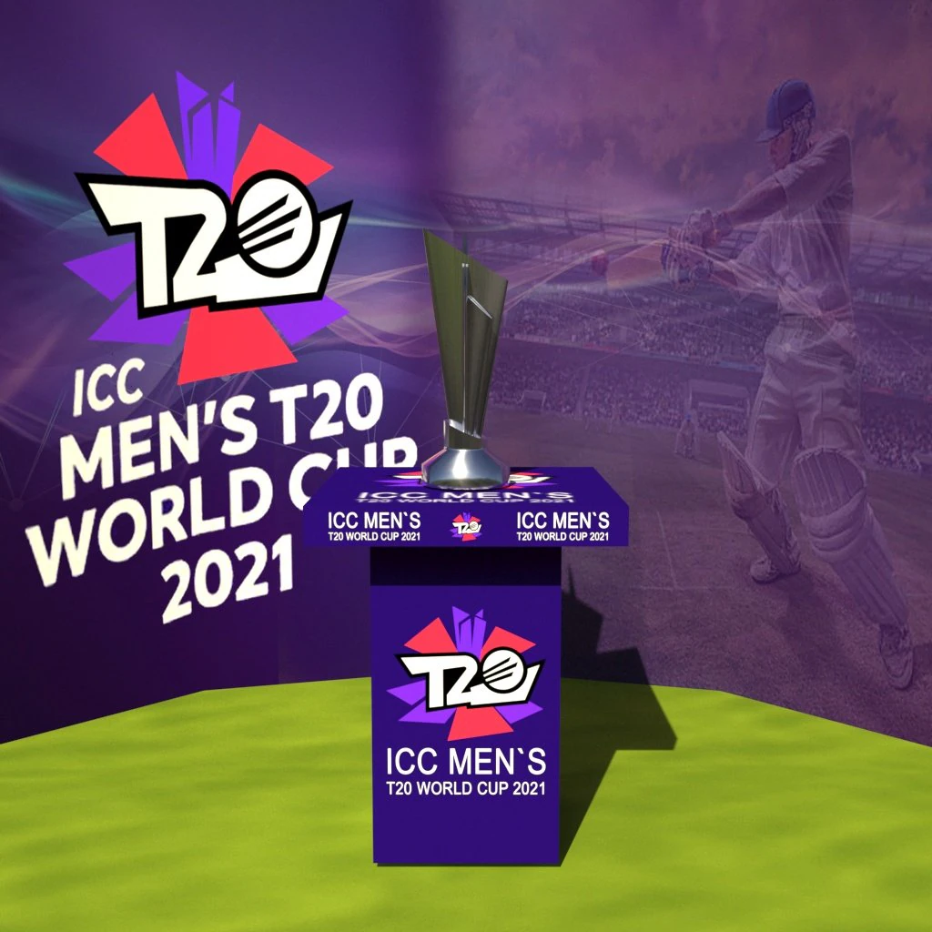 t20 world cup trophy 3D Model .c4d .max .obj .3ds .fbx .stl .blend 