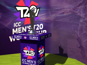 t20 world cup trophy 3D Modell