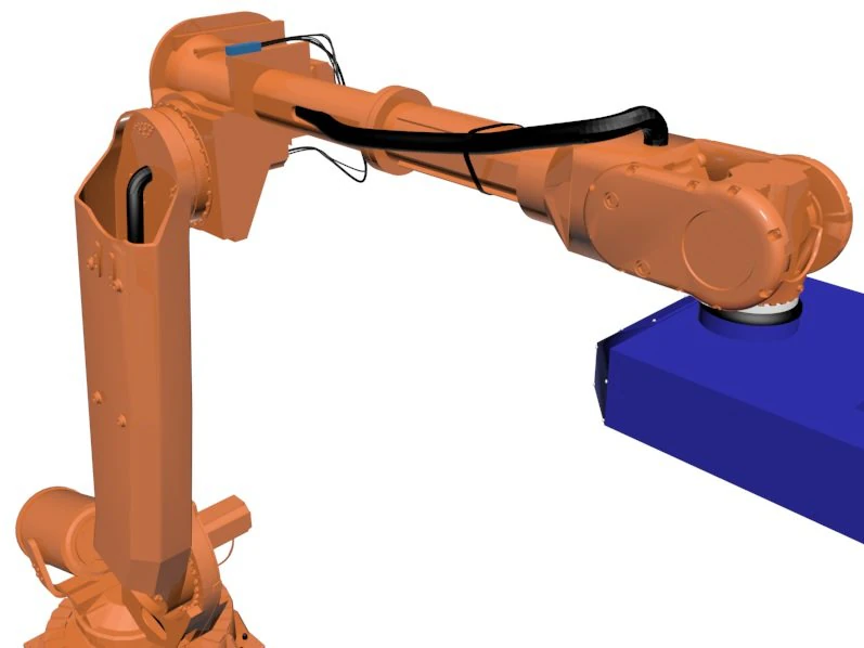 robotic arm manipulator with magnet abb robot 3D Model .c4d .max .obj .3ds .fbx .stl .blend 