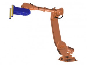 robotic arm manipulator with magnet abb robot 3D 모델