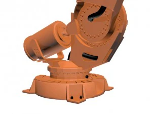 robotic arm manipulator with magnet abb robot 3D Model