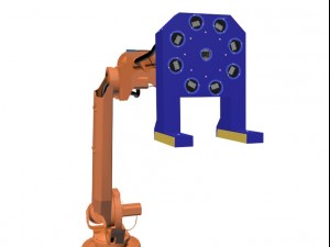 robotic arm manipulator with magnet abb robot 3D 모델