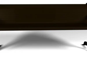 simple street bench 3D Model