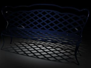 garden bench 3D Model
