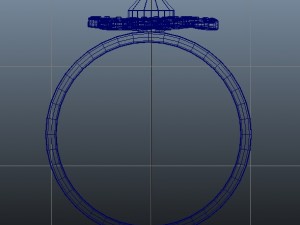 classic ring 3D 模型
